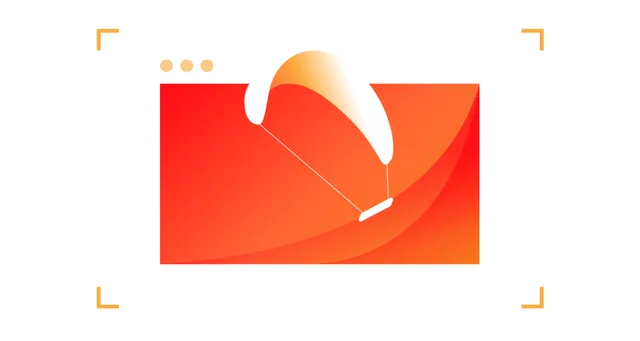 Kitesurf 产品主视觉图，展示 Agent-first 浏览器概念