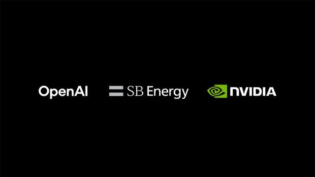 Nvidia、SB Energy 与 OpenAI 的 PORTS-Pike 技术园区合作官方宣传图