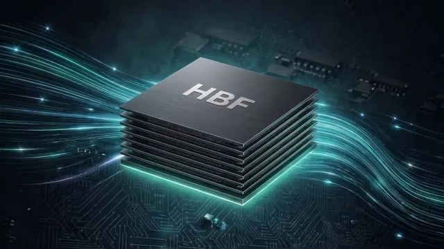 SK hynix 与 SanDisk 联合发布的 High Bandwidth Flash 技术渲染图