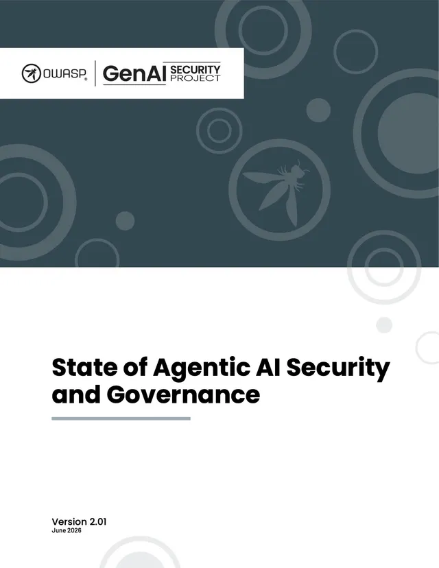OWASP 2026 年《Agentic AI 安全与治理现状》报告封面