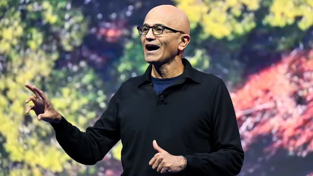 微软 CEO Satya Nadella 在 Microsoft Build 2026 大会上发表演讲