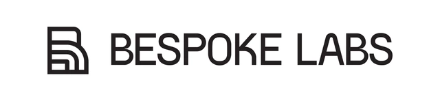 Bespoke Labs 融资公告封面图，展示 AI Agent 训练环境平台定位