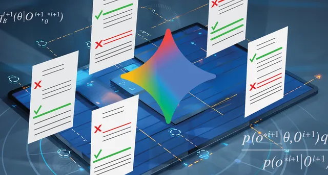 Google Research 发布的 Paper Assistant Tool 概念图，展示 AI 辅助学术论文审查的流程示意