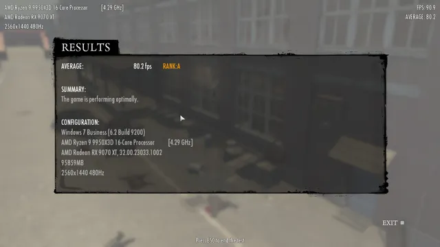 Mafia II 在 AMD GPU 上通过 ZLUDA 运行 PhysX 效果的截图